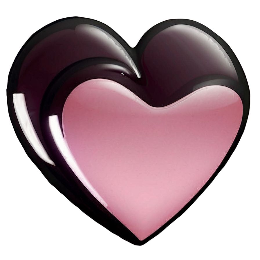 Soft Pink Heart Graphic Png 05232024