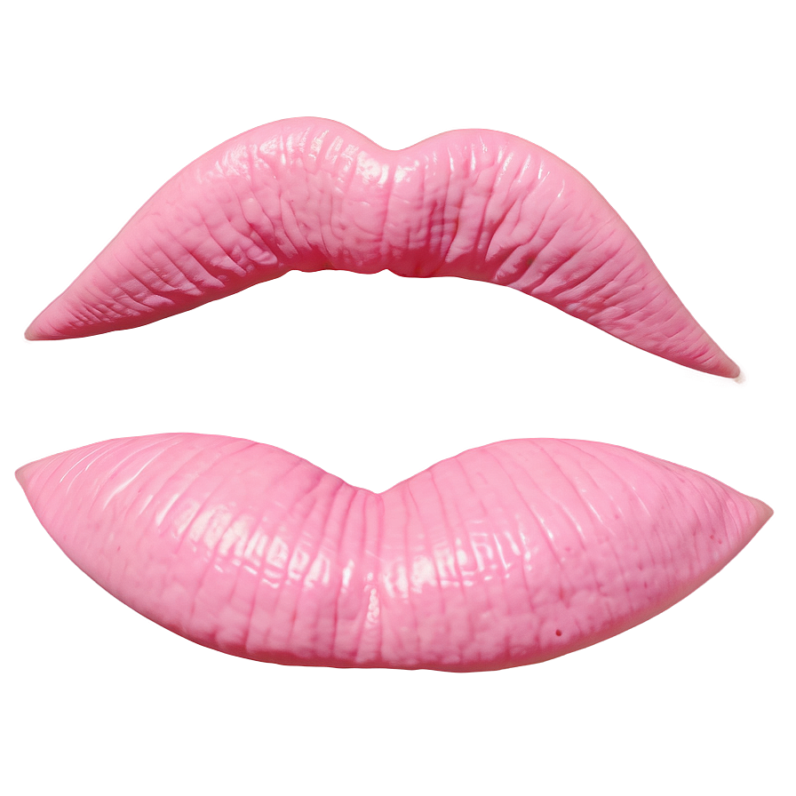 Soft Pink Lips Graphic Png 22