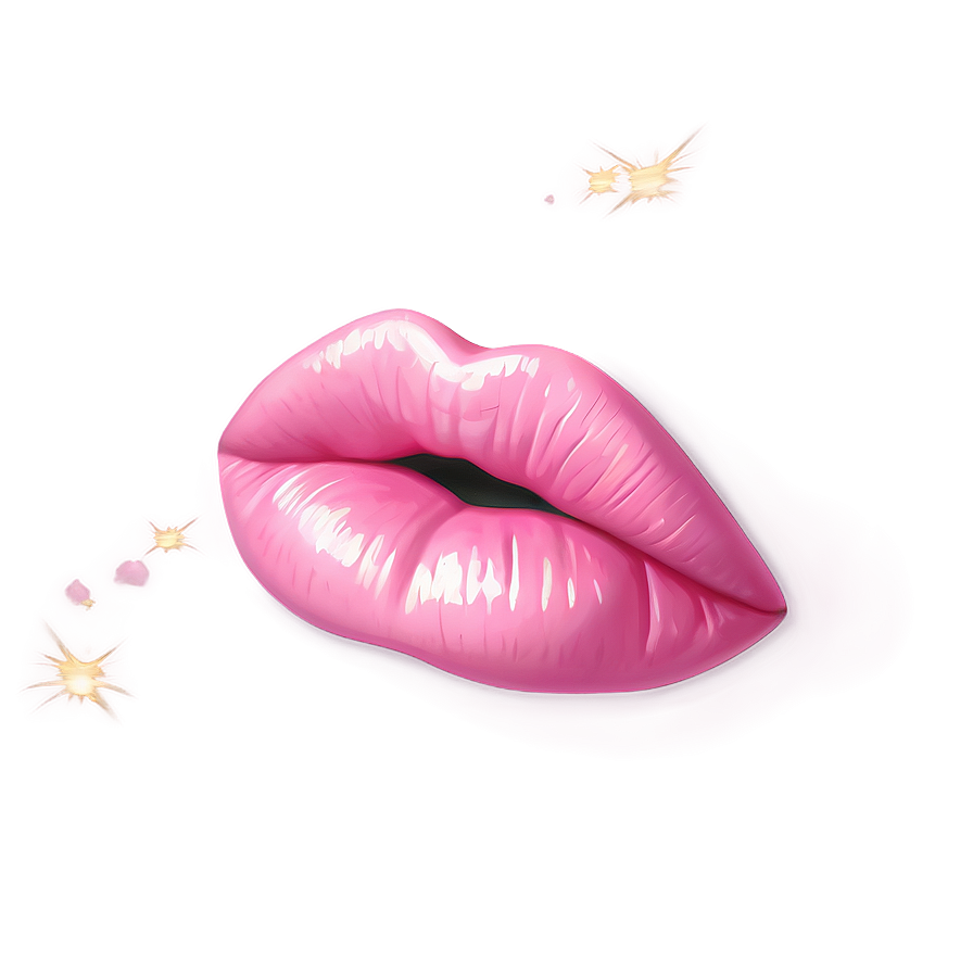 Soft Pink Lips Graphic Png Gie54