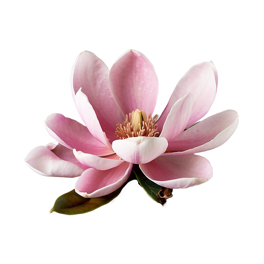 Soft Pink Magnolia Flower Png Fme34