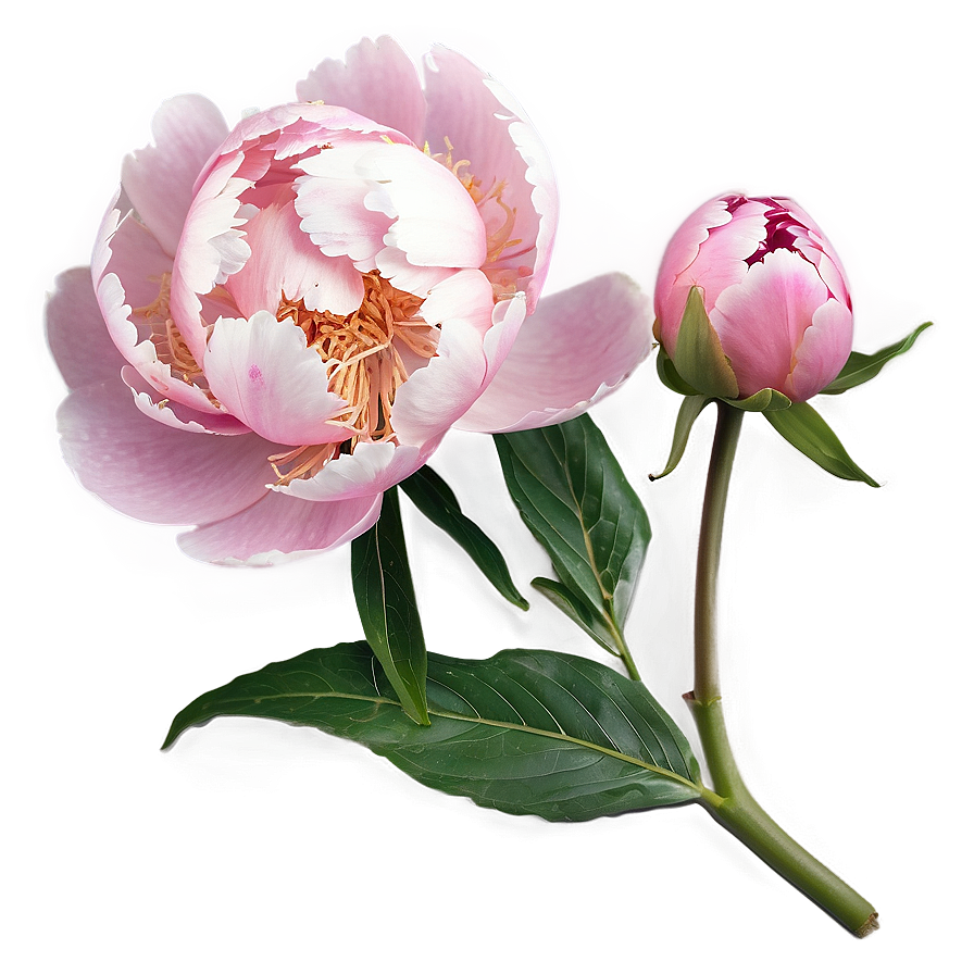 Soft Pink Peony Png Bvi