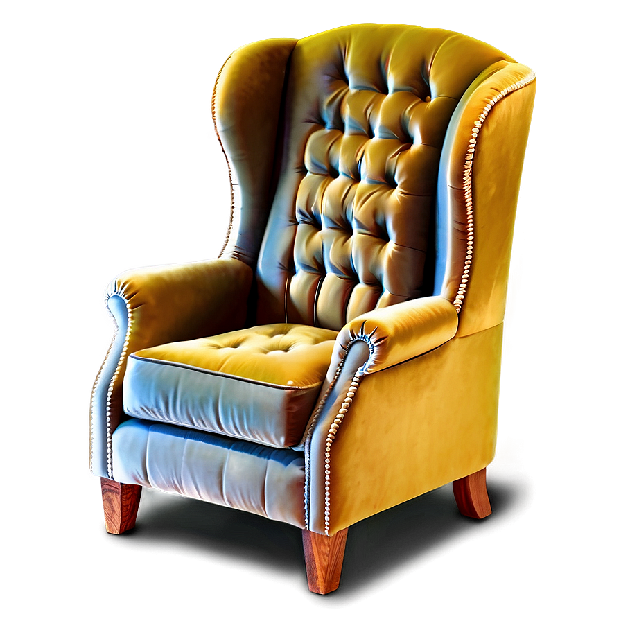 Soft Plush Armchair Png 89