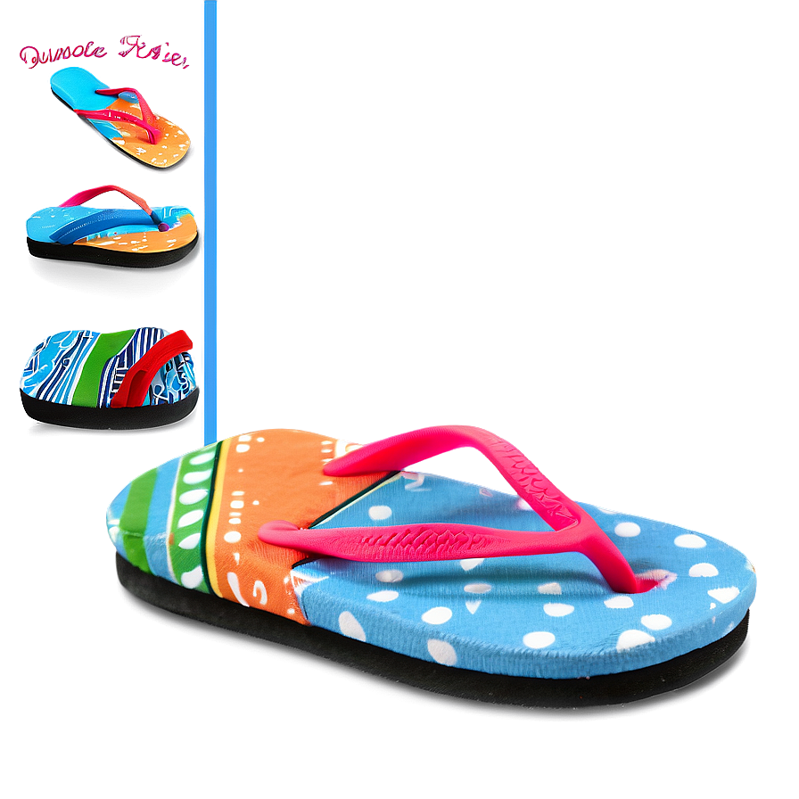 Soft Plush Flip Flop Png 50