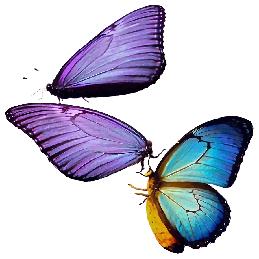 Soft Purple Butterfly Png Lem67