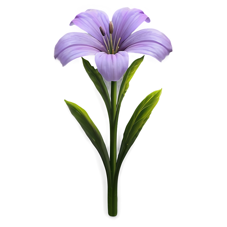 Soft Purple Flower Png Wmu83