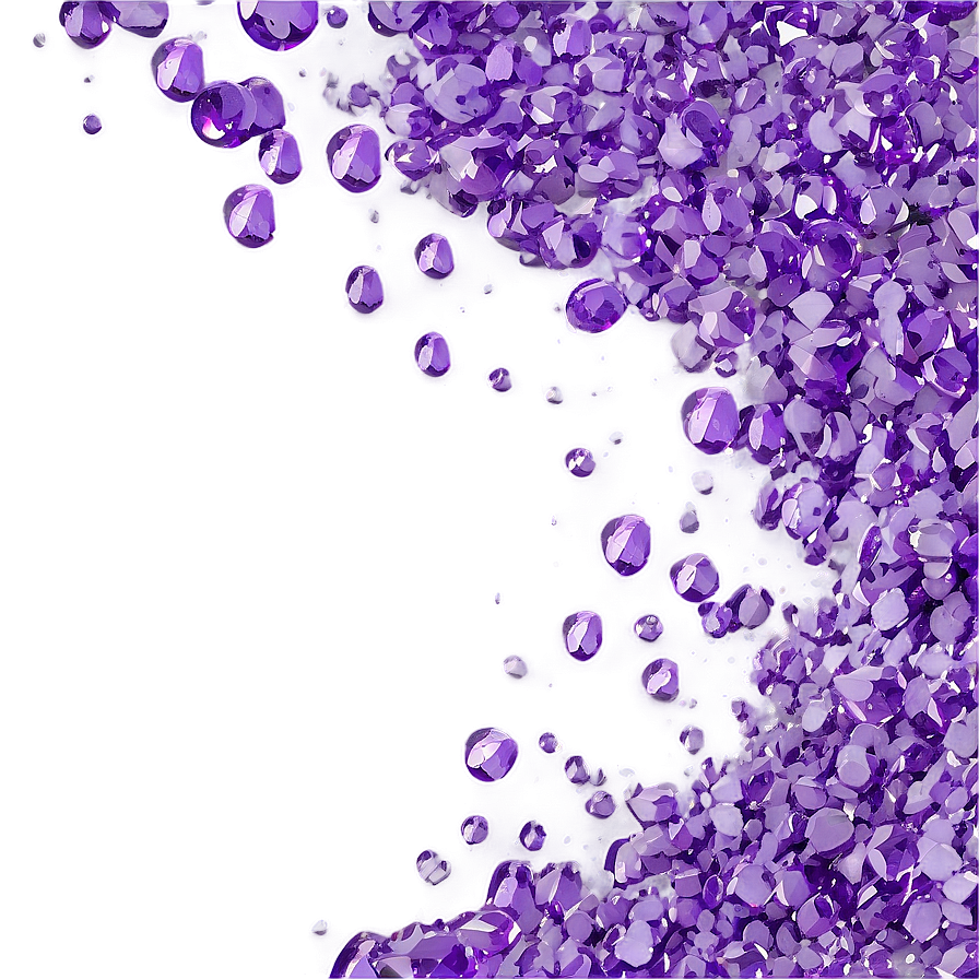 Soft Purple Glitter Effect Png 8