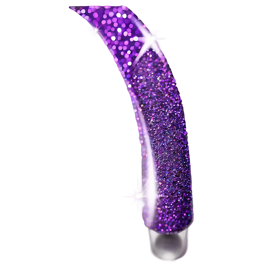 Soft Purple Glitter Effect Png Efr46