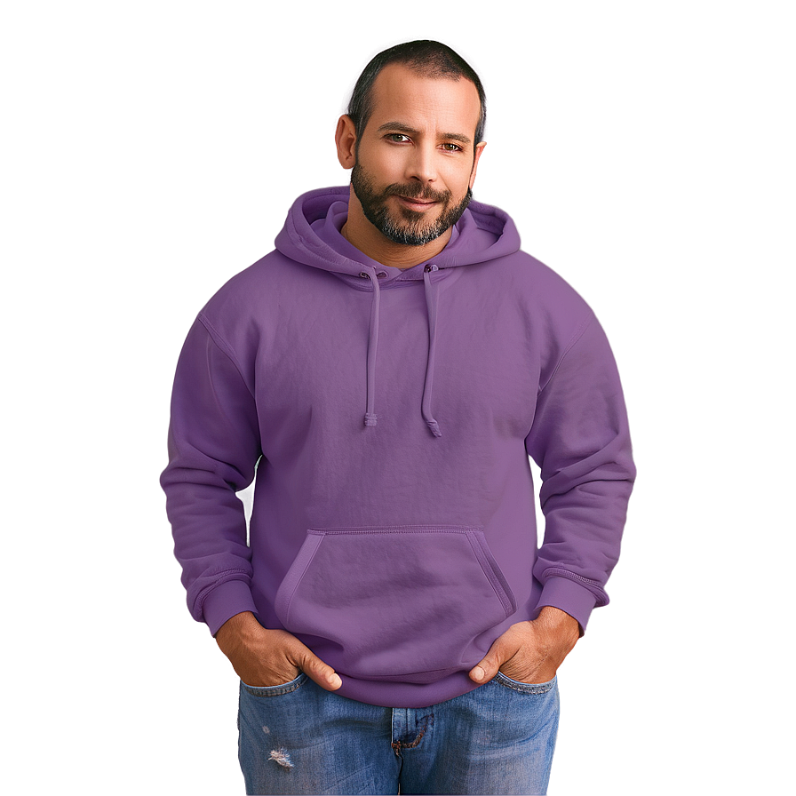 Soft Purple Hoodie Template Png 06292024