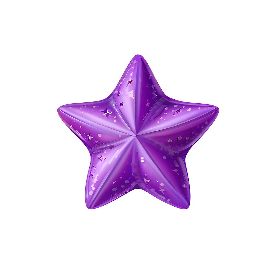 Soft Purple Star Drawing Png 06252024