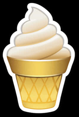 Soft Serve Ice Cream Emoji