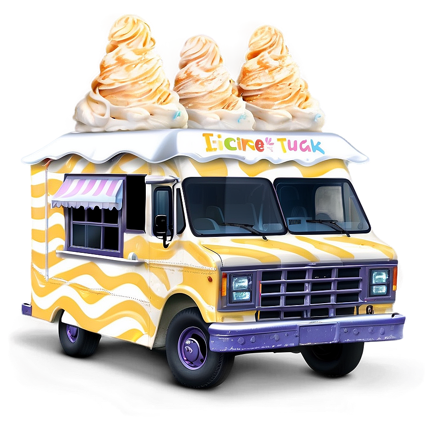 Soft Serve Ice Cream Truck Png Ipf