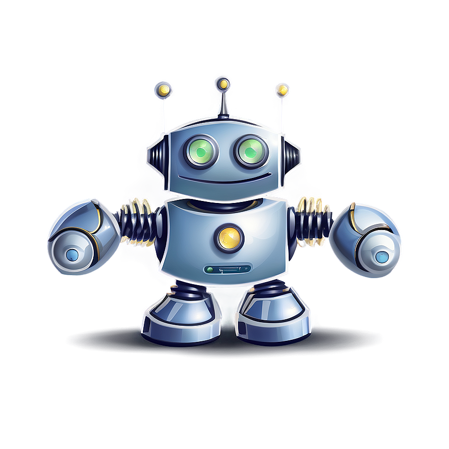 Soft-styled Robot Illustration Png 06272024