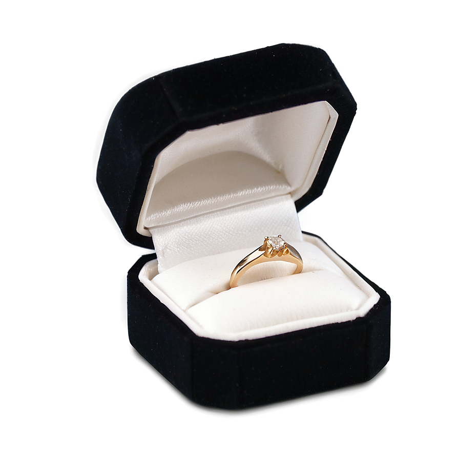 Soft Velvet Ring Box Png 76