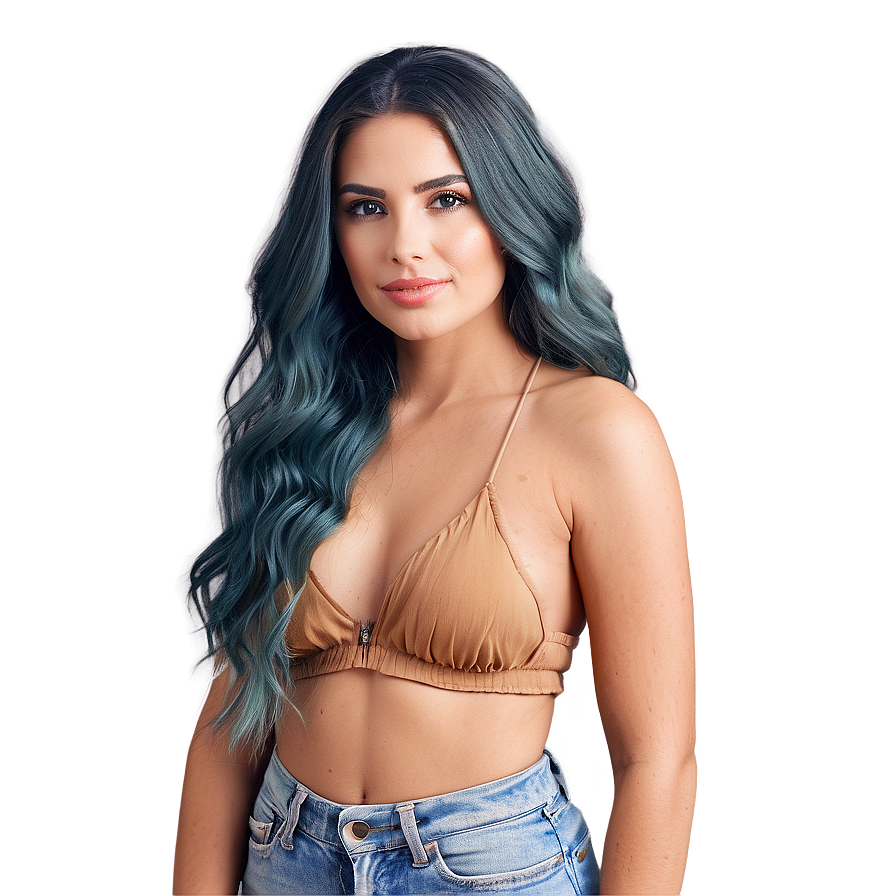 Soft Waves Long Hair Png 1