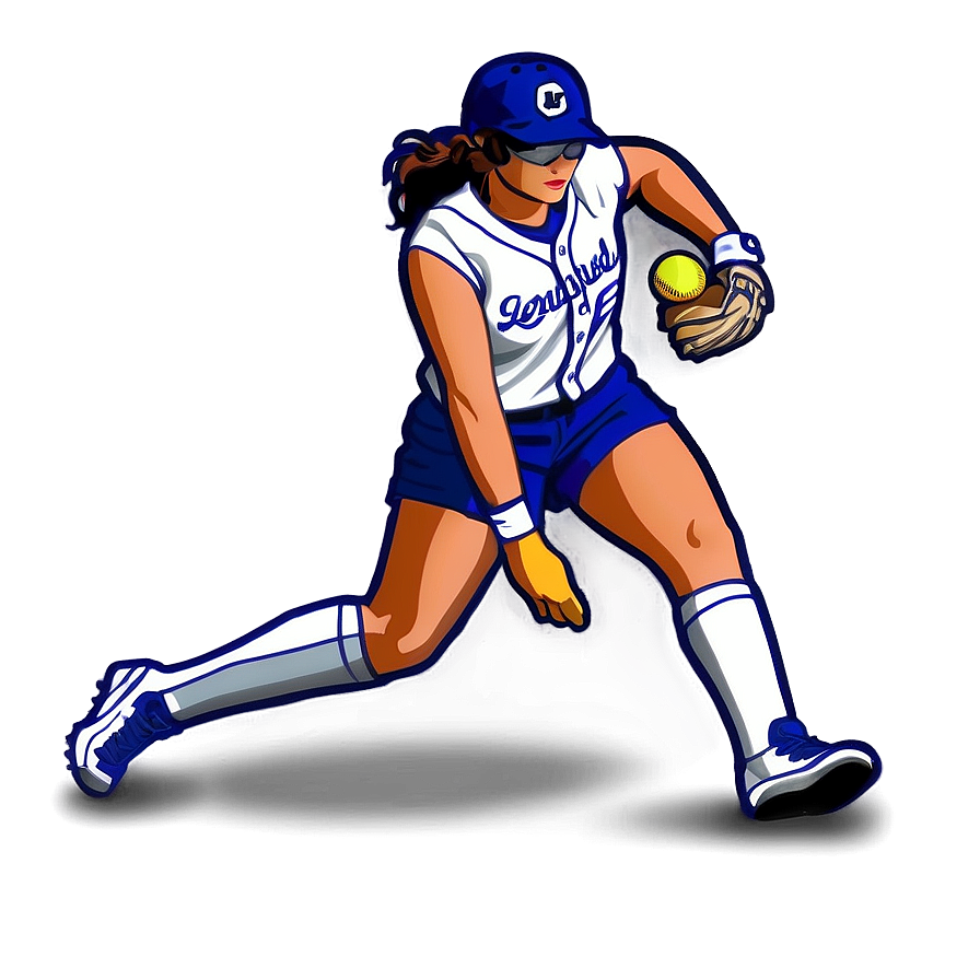 Softball Player Clipart Png 76