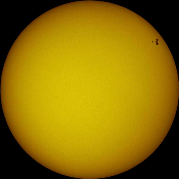 Solar Diskwith Sunspots