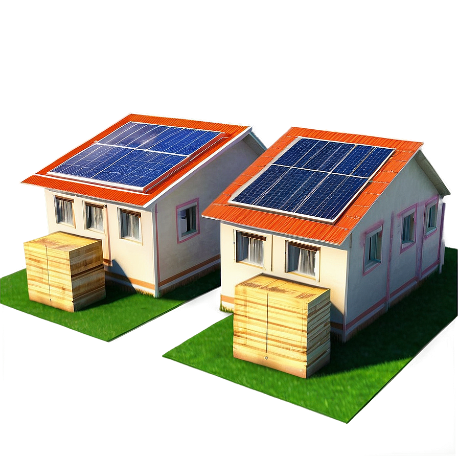 Solar Houses Png Pck