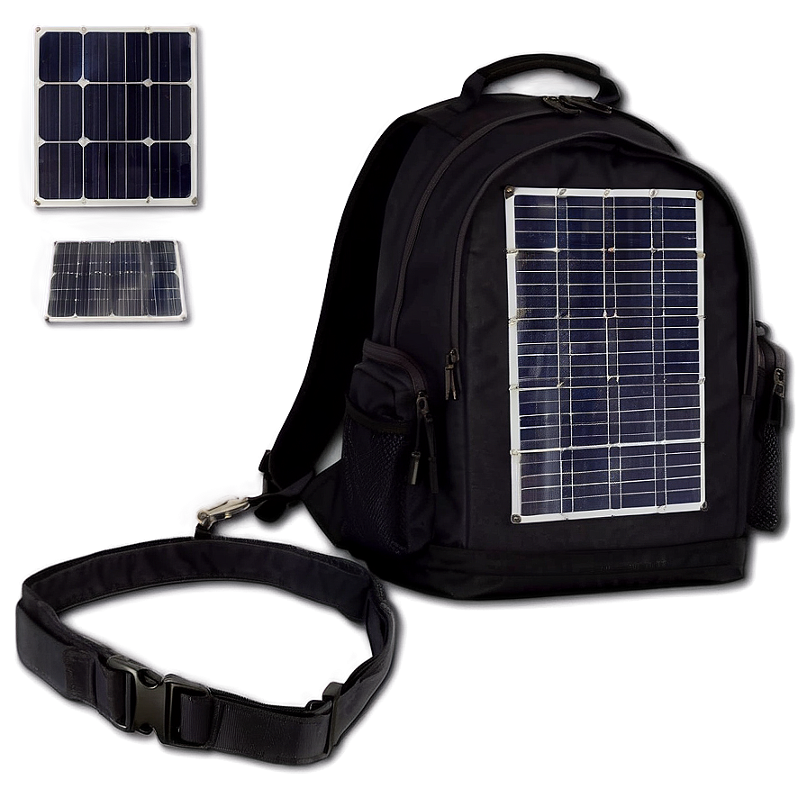 Solar Panel Backpack Png Hnd16