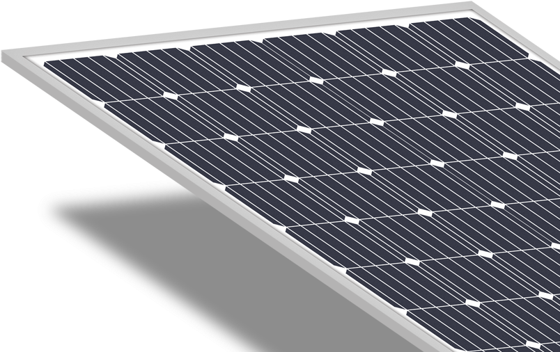 Solar Panel Close Up Illustration