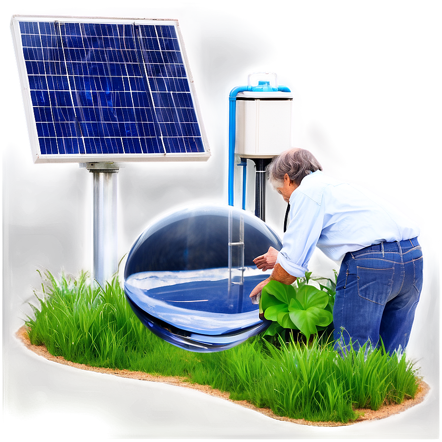 Solar Panel Water Pump Png Vpr