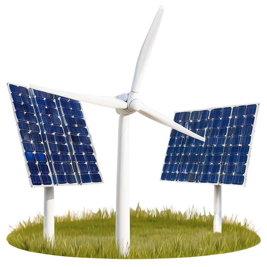 Solar Panel Wind Turbine Png Umg92