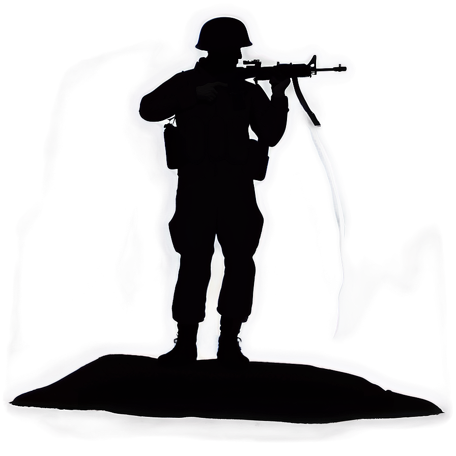 Soldier Silhouette Memorial Png Dpy24