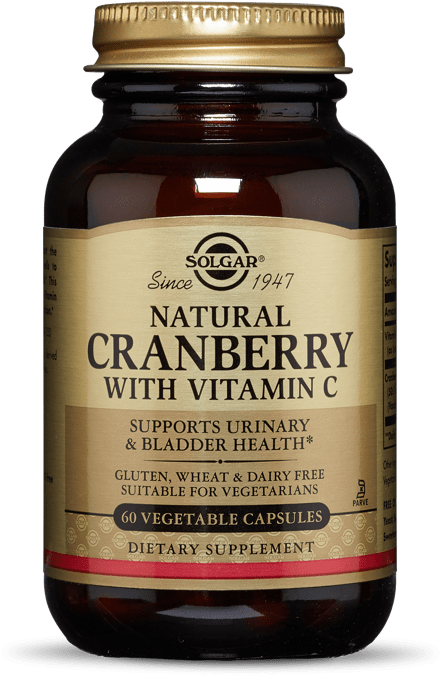 Solgar Natural Cranberry Supplement Bottle