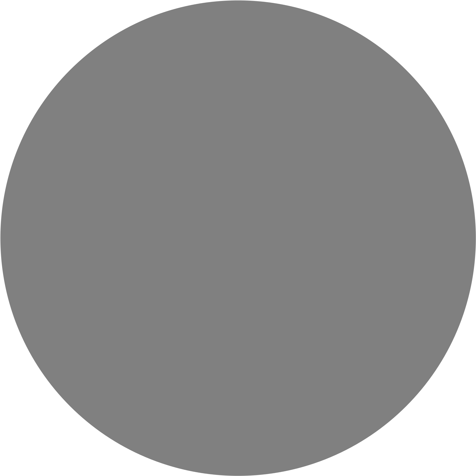 Solid Color Circle Grey Background