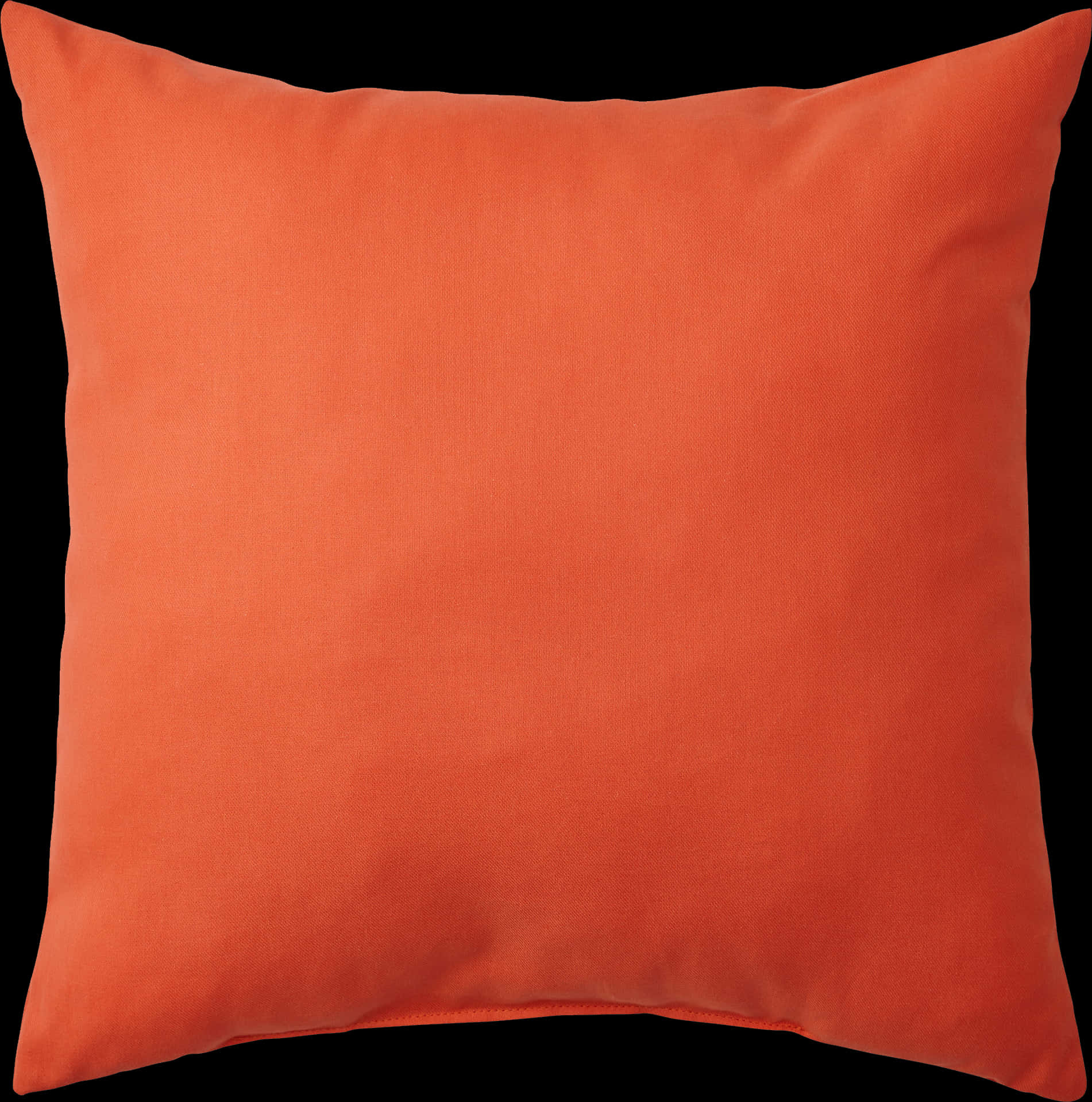 Solid Orange Cushion Pillow