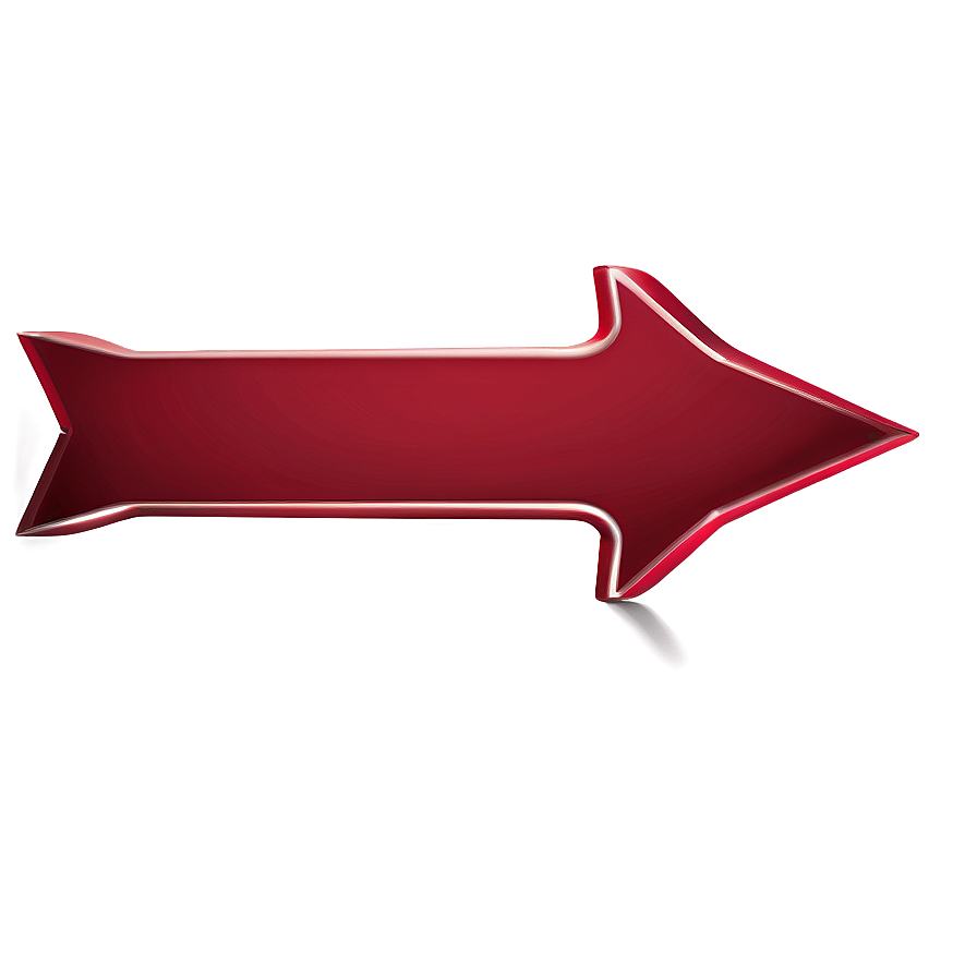 Solid Red Arrow Png 06132024