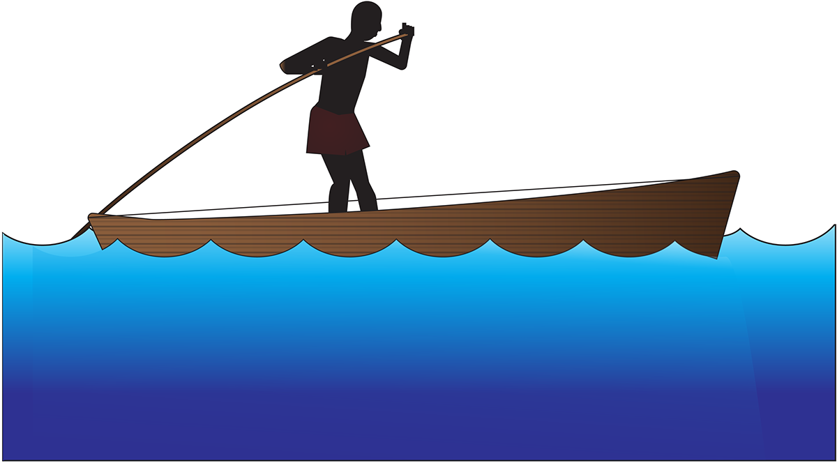 Solo Canoeistin Action
