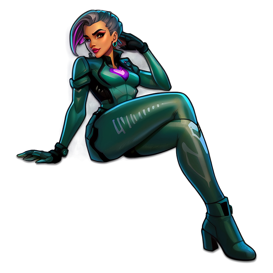 Sombra Fan Art Design Png Kct