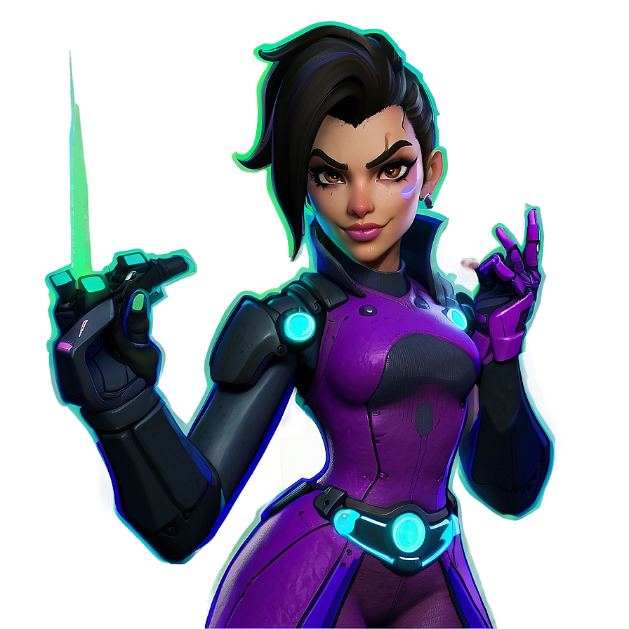 Sombra Overwatch Anniversary Png Lug89