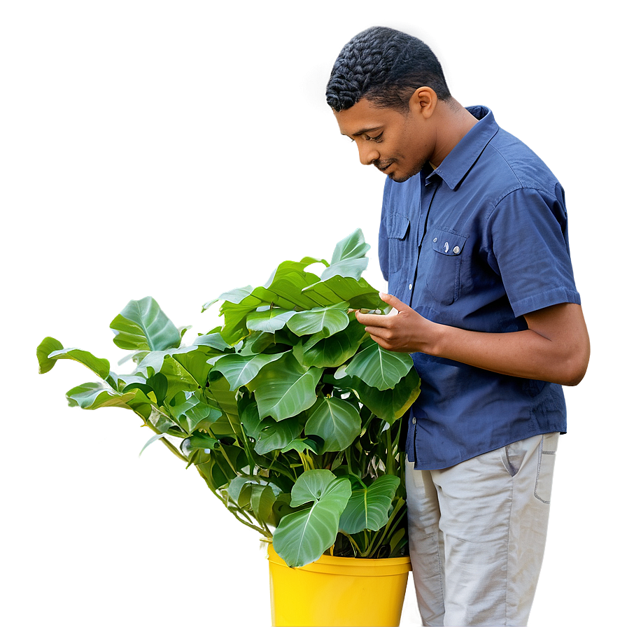 Son Collecting Leaves Png Kkt35