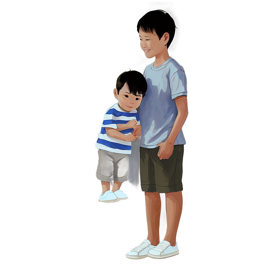 Son Drawing Family Portrait Png Bdx47