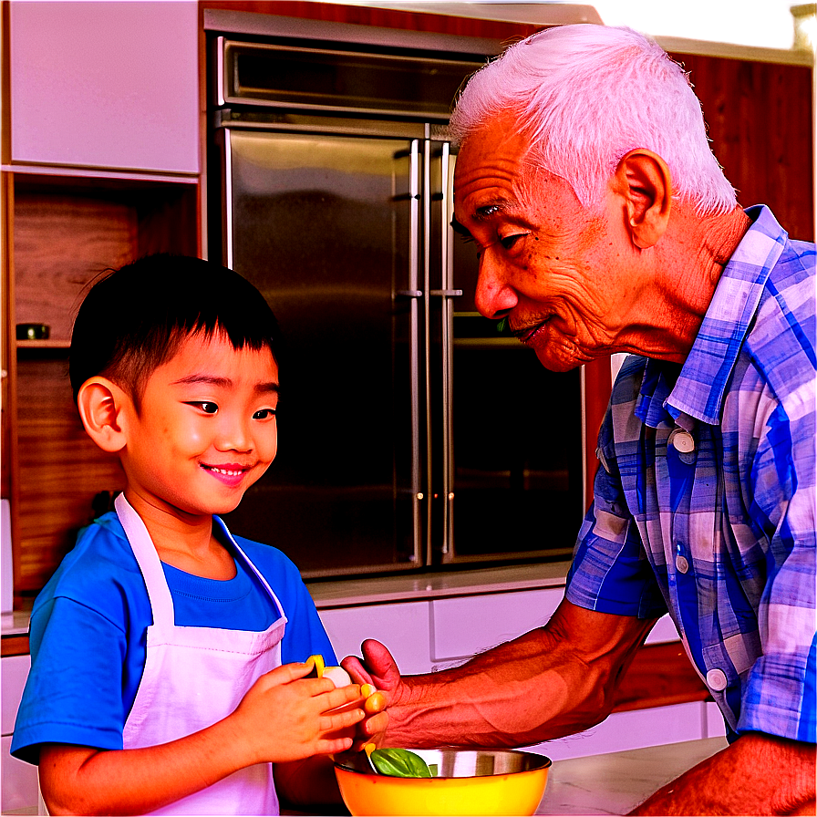 Son Helping In Kitchen Png Kdb37