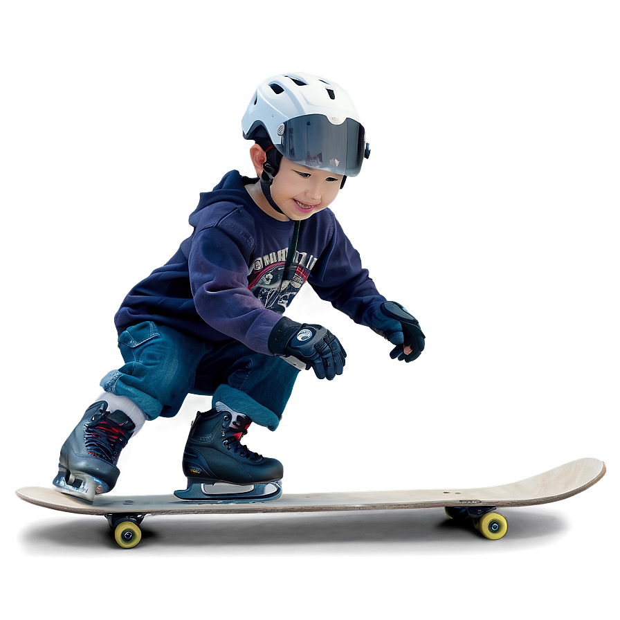 Son Learning To Skate Png Bbl92