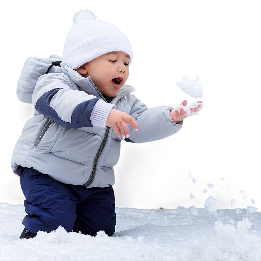 Son Playing In Snow Png Ils