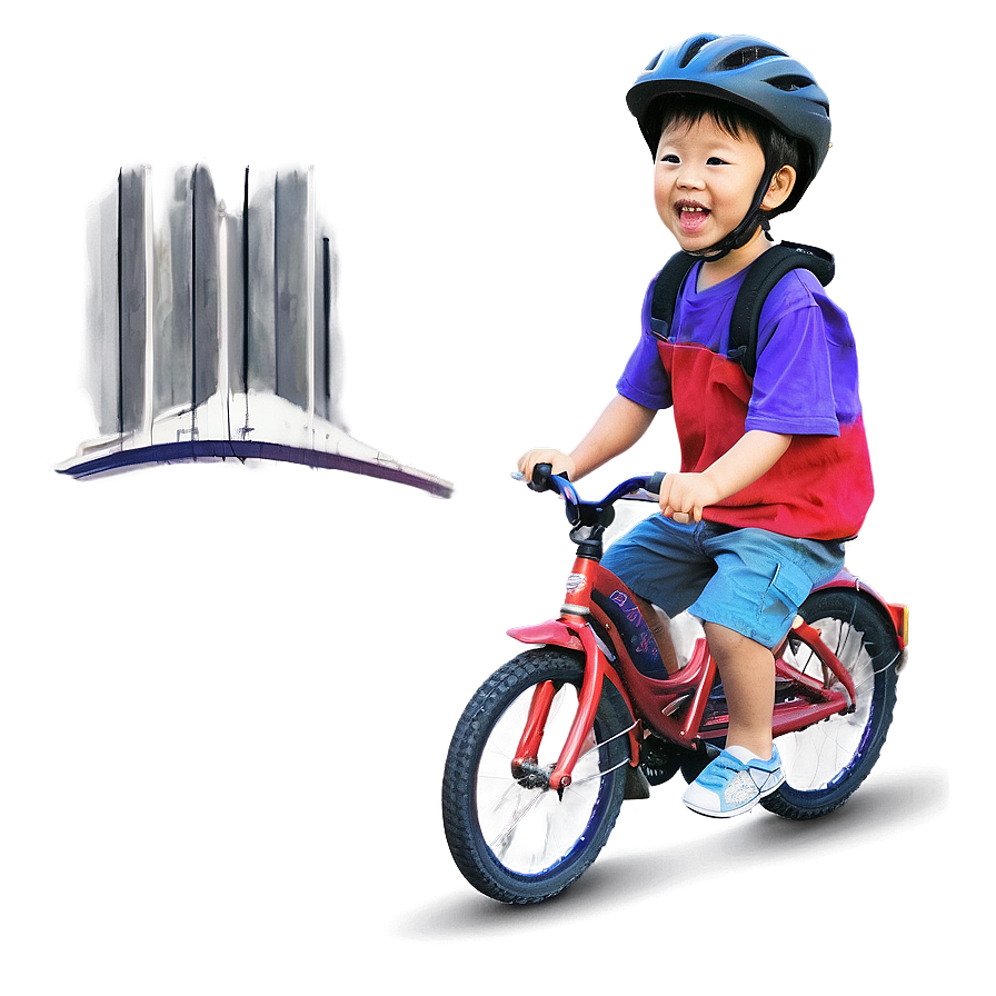 Son Riding Bicycle Png 19