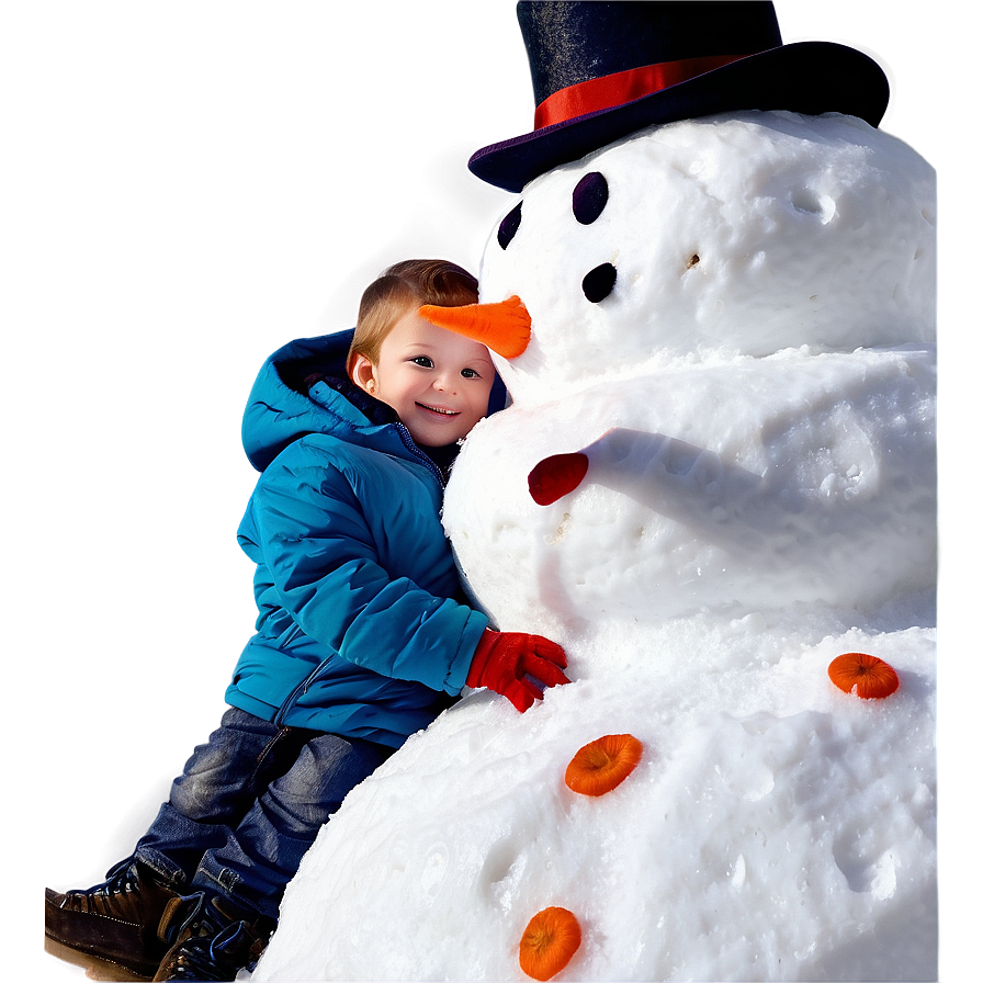 Son's First Snowman Png Vqe