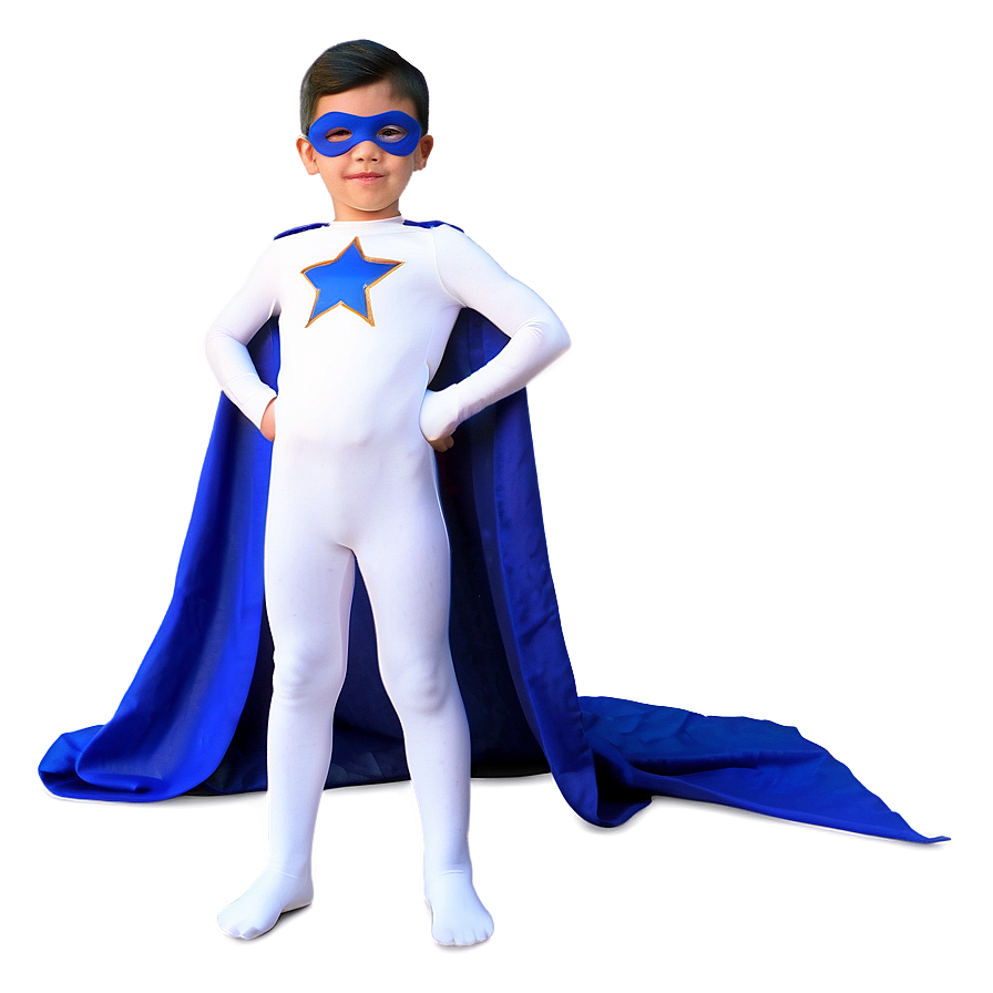 Son Wearing Superhero Costume Png 88