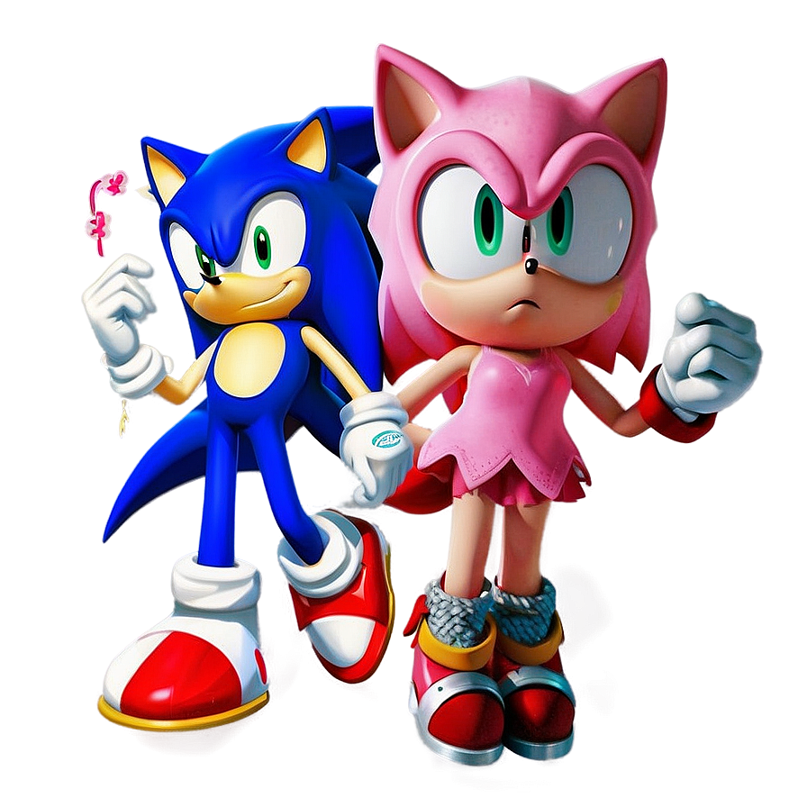 Sonic And Amy Rose Png Vro