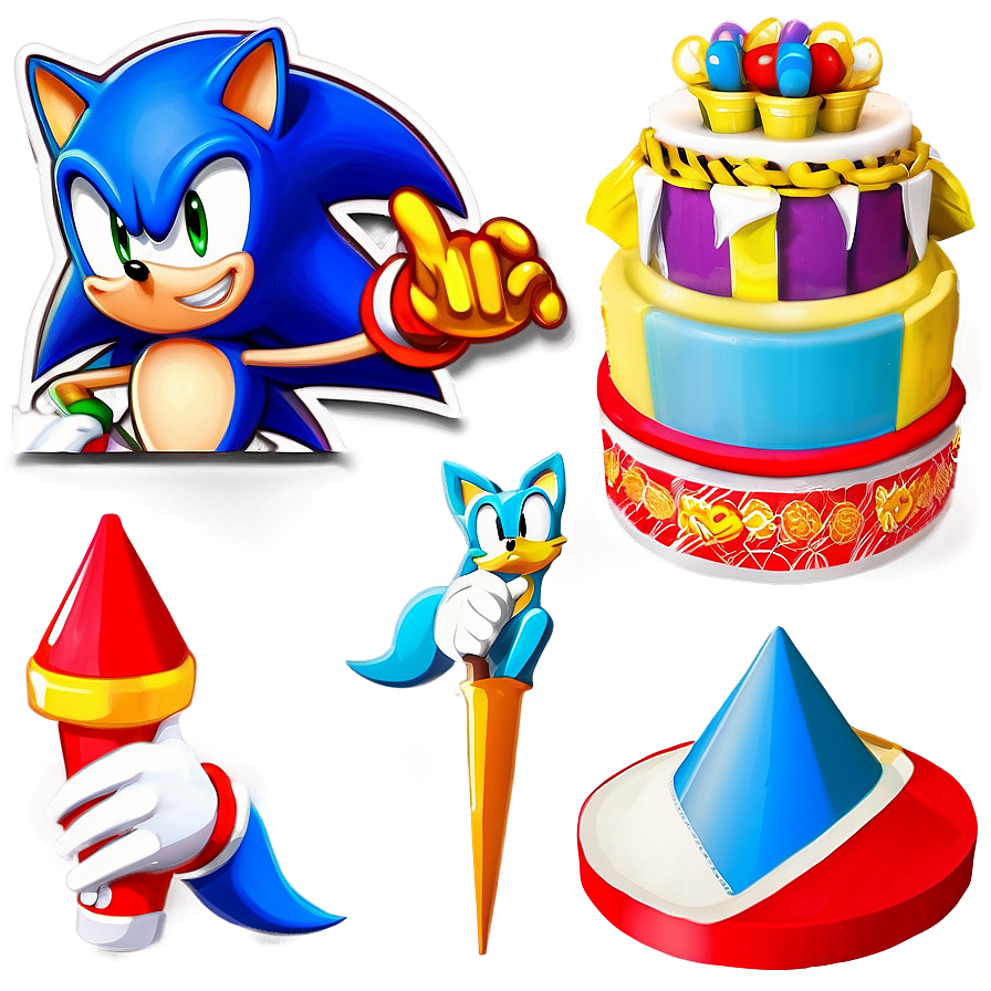 Sonic Birthday Party Theme Inspiration Png Uxv79