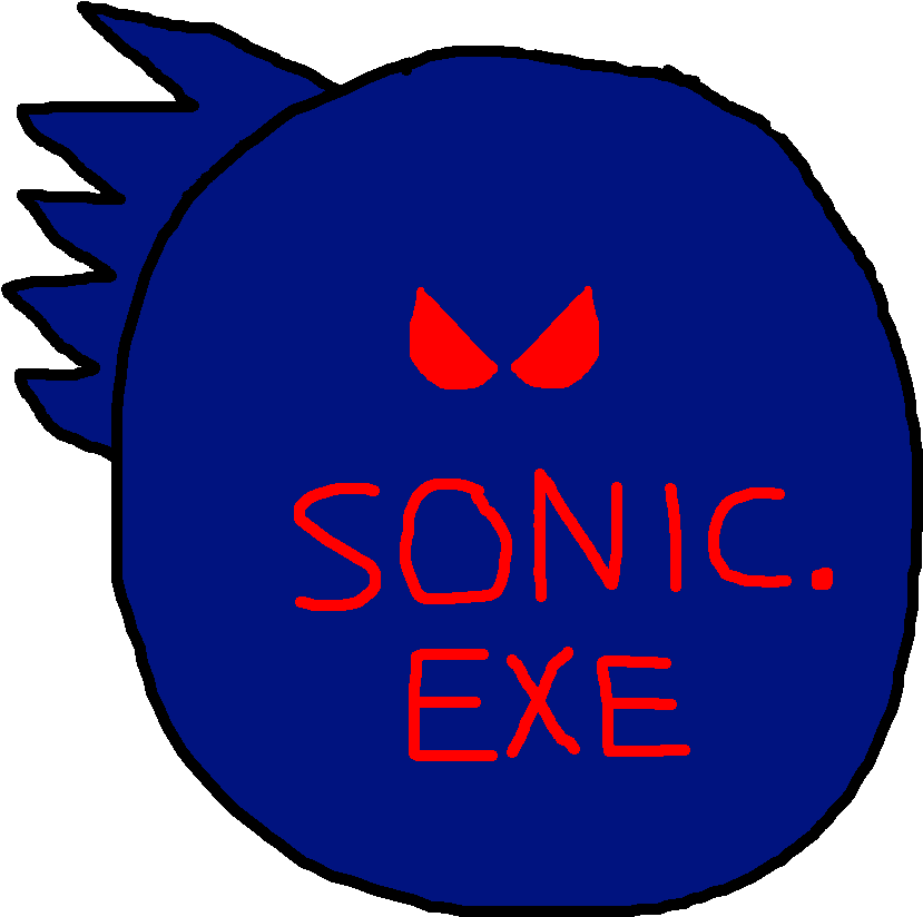 Sonic E X E Creepy Fan Art