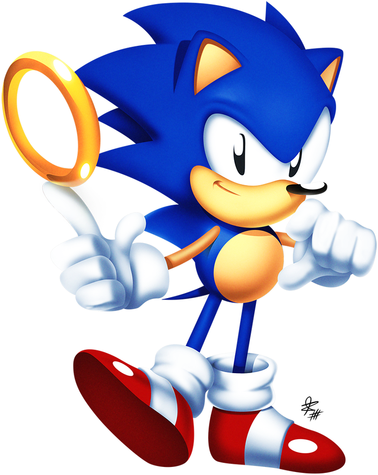 Sonic_ Holding_ Golden_ Ring