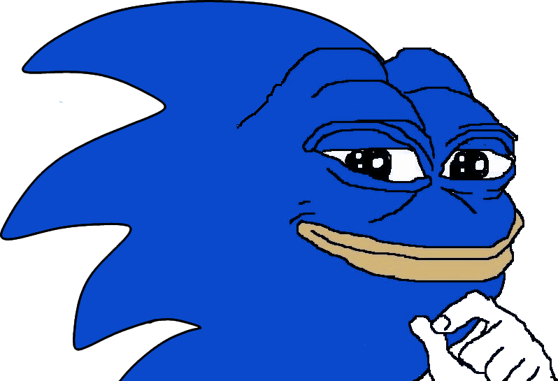 Sonic Pepe Hybrid Meme