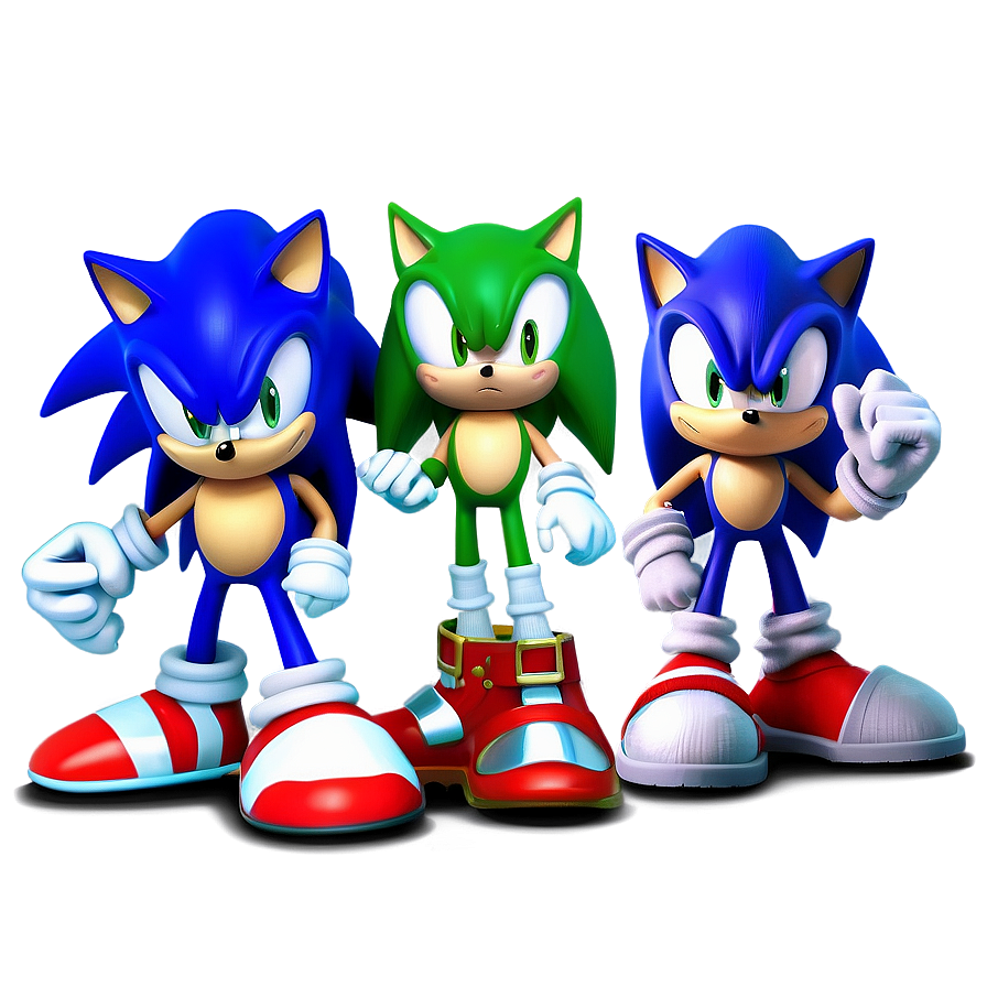 Sonic Series Characters Png 06132024