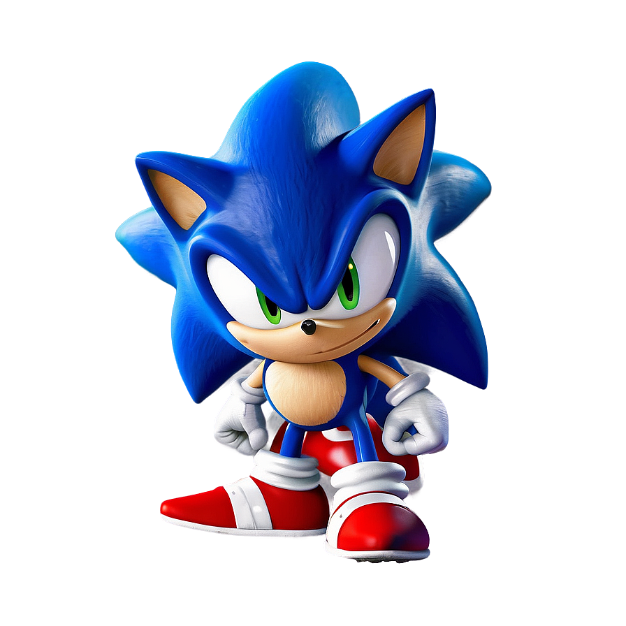 Sonic The Hedgehog Face Close-up Png 05232024