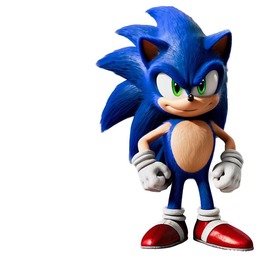 Sonic The Hedgehog Movie Version Png 05232024