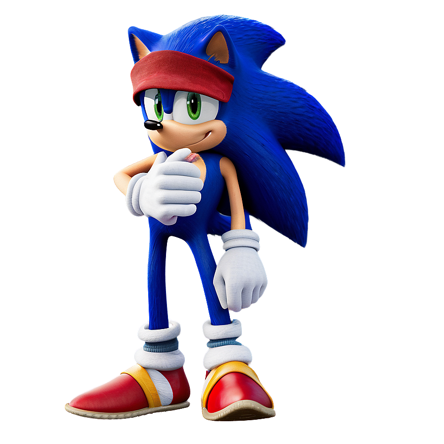 Sonic The Hedgehog Movie Version Png 53